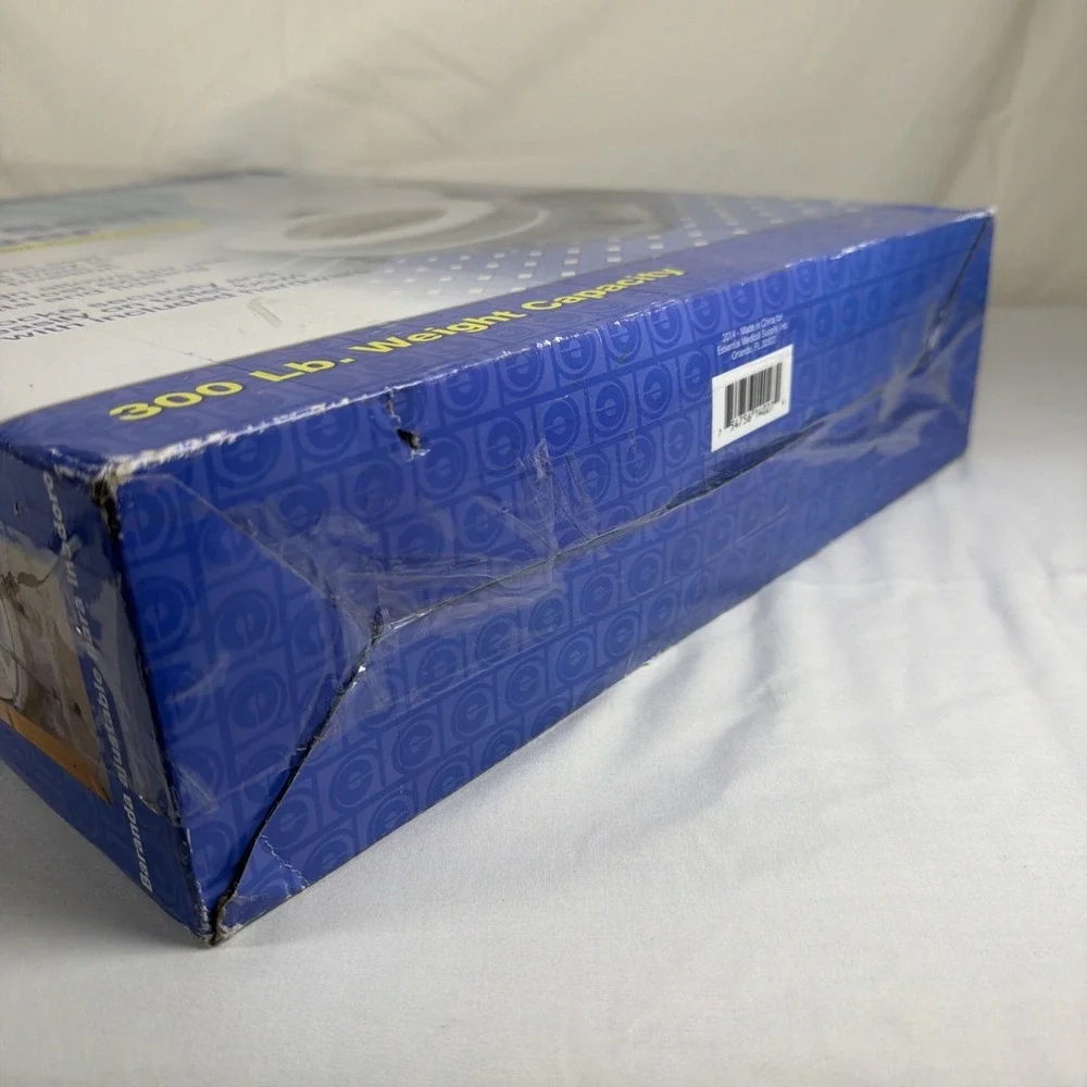 Essential Medical Supply Toilet Seat Riser, Elongated, 19.5 x 14 x 3.5 Inch